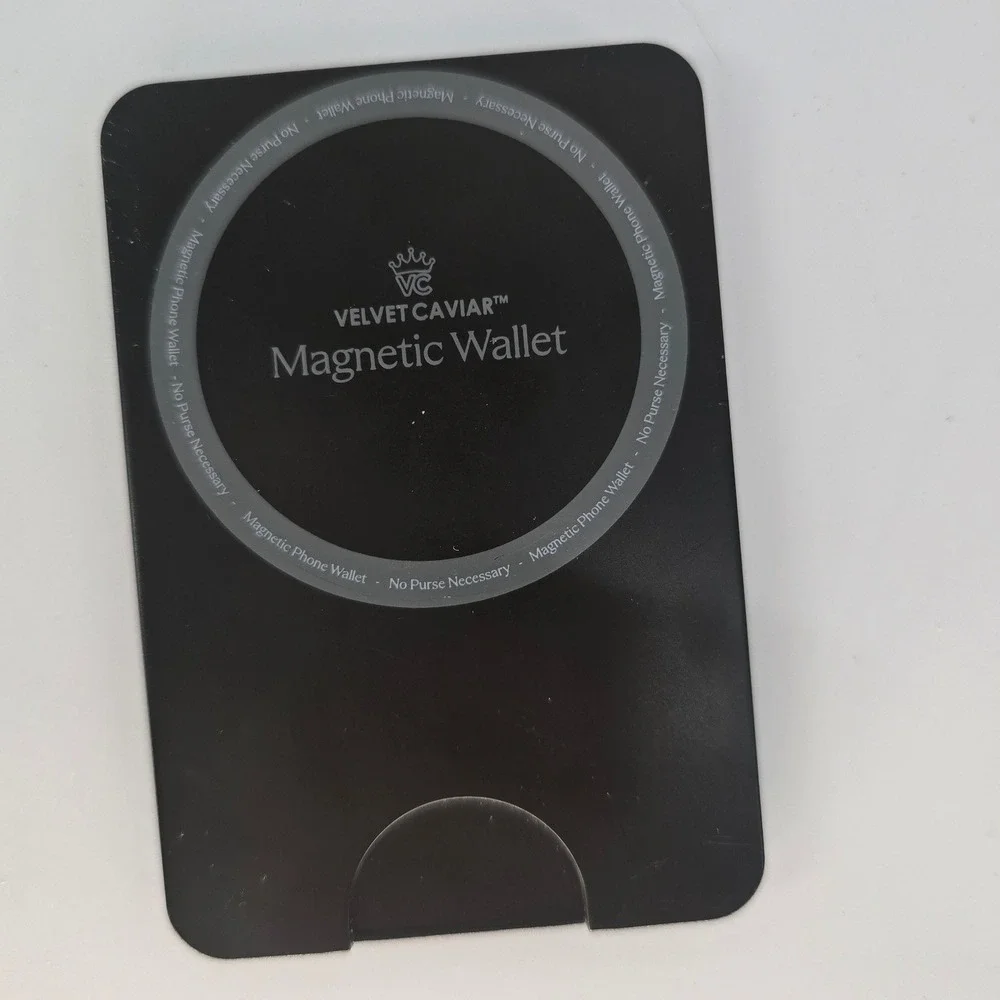 Velvet Caviar Magnetic Phone Wallet Black Leopard MagSafe Card Holder Accessory